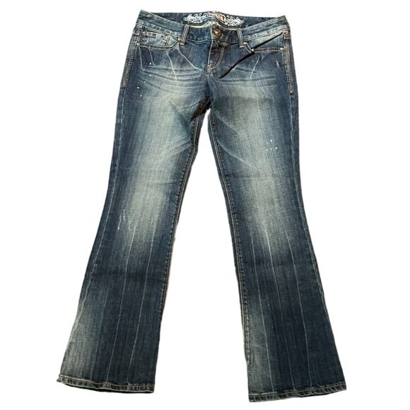 Women's Express Jeans Barely Boot Stella Regular Fit Low Rise, Size 2S - Picture 7 of 7